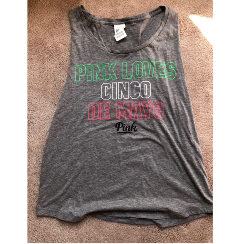 VS PINK Muscle Tank Size S